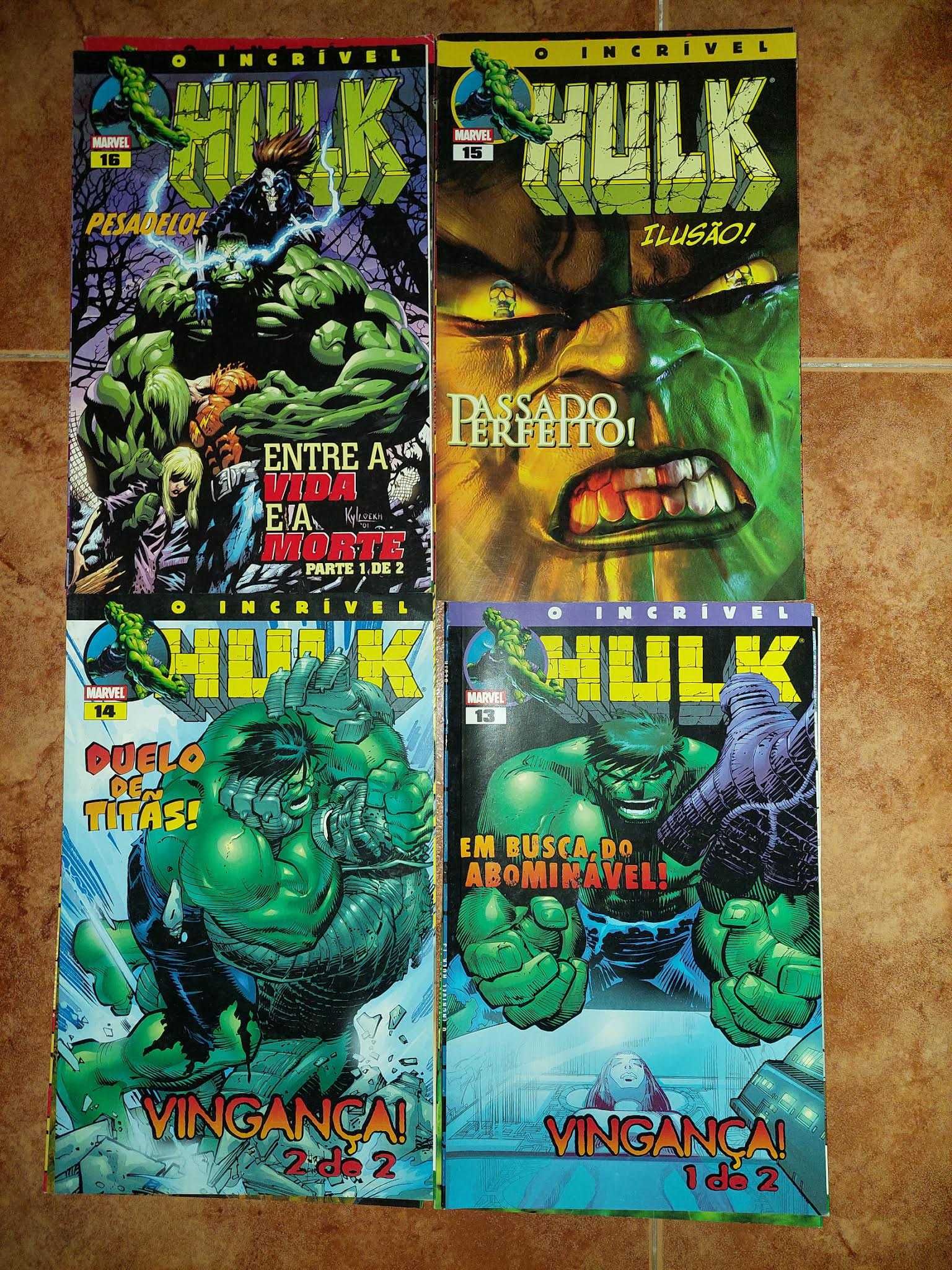 20 livros do Incrivel Hulk