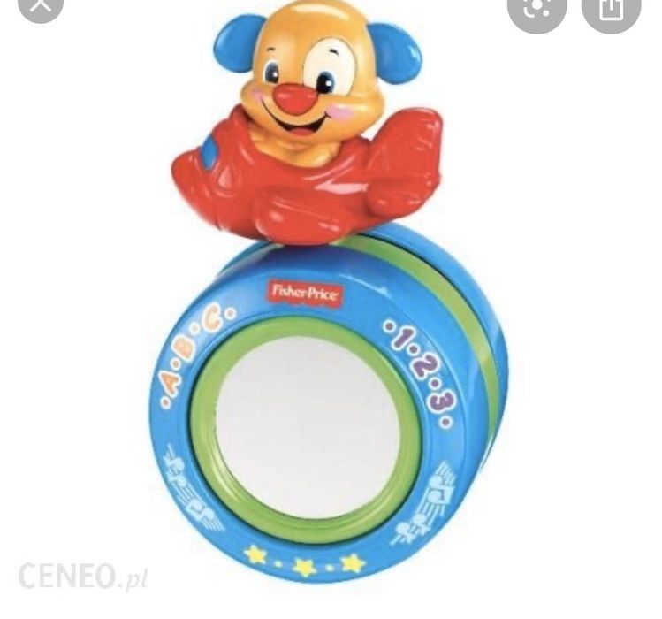 Fisher price Kiwaczek uczniaczek kula ziemska z lusterkiem