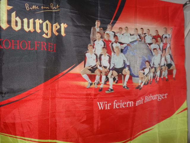 . Прапор збірної з футболу. Евро 2006. Німеччина. Оригінал.