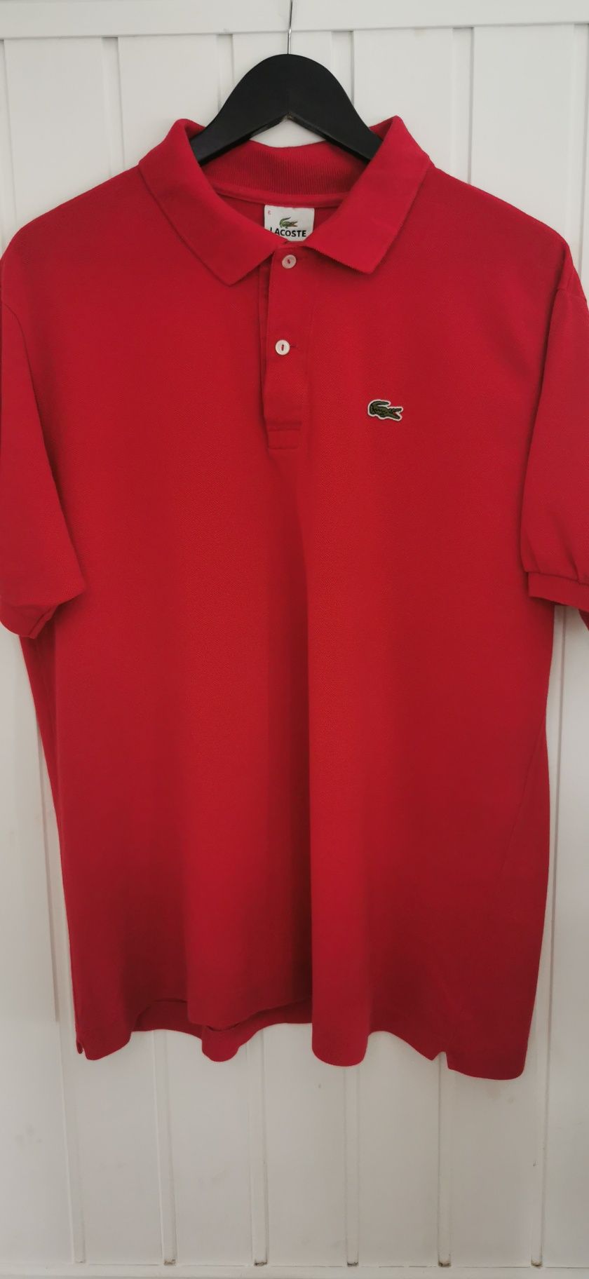 Sprzedam koszulkę polo czerwoną męską LACOSTE