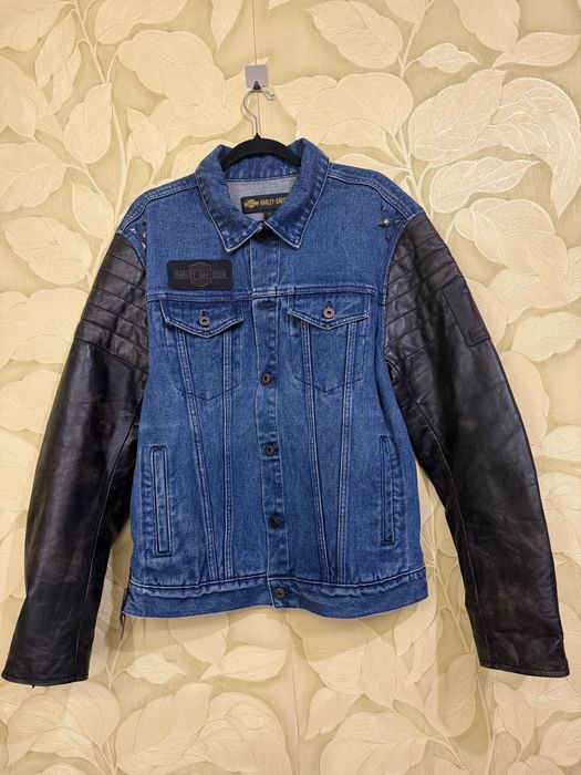 Джинсовая куртка harley davidson оригинал!