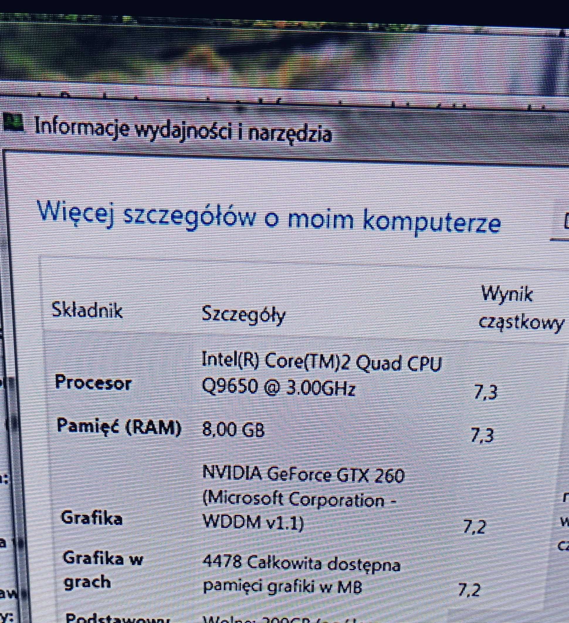 Komputer gamingowy INTEL Core2Quad Q9650 3GHZ
