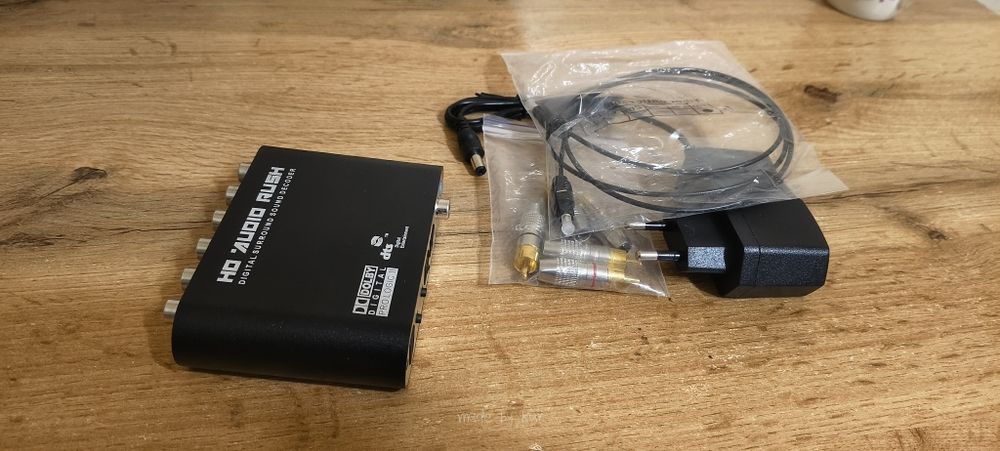 Аудіо декодер цифрового звуку з оптичного Toslink SPDIF в аналоговий 5