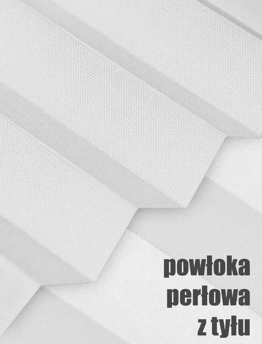 Roleta plisowana Premium - Materiał Orion Pearl 122, Termoizolacyjne