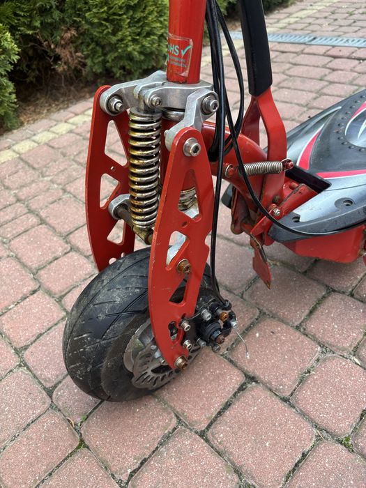 Hulajnoga elektryczna retro –uszkodzona, do naprawy lub na części