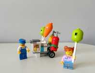 Lego City klocki sprzedawca balonów