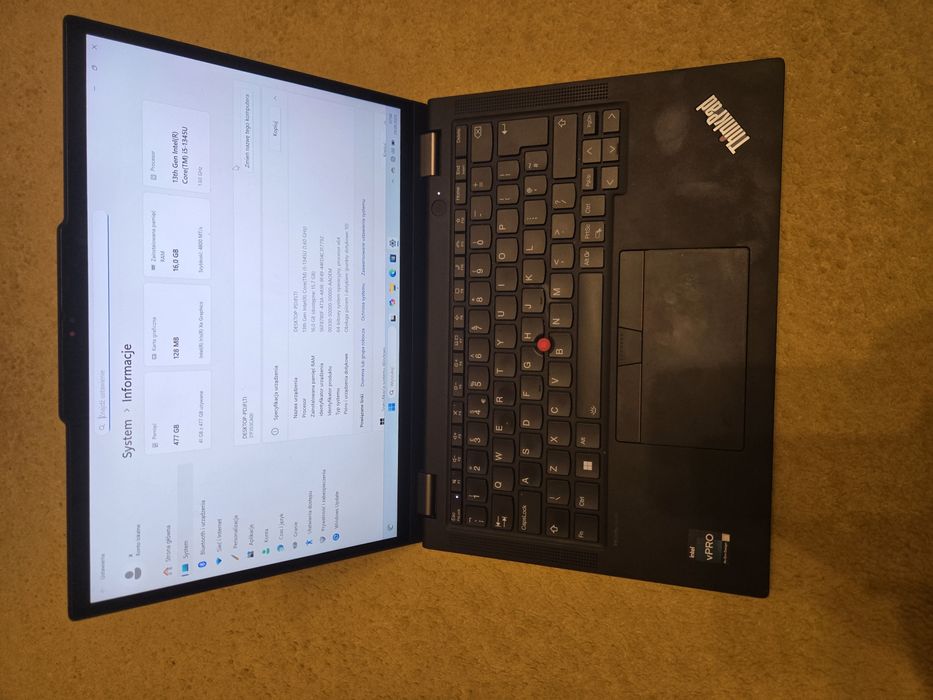 Lenovo X13 Yoga Gen4 intel i5 13gen 16gb Ram 512 Dysk Gwarancja