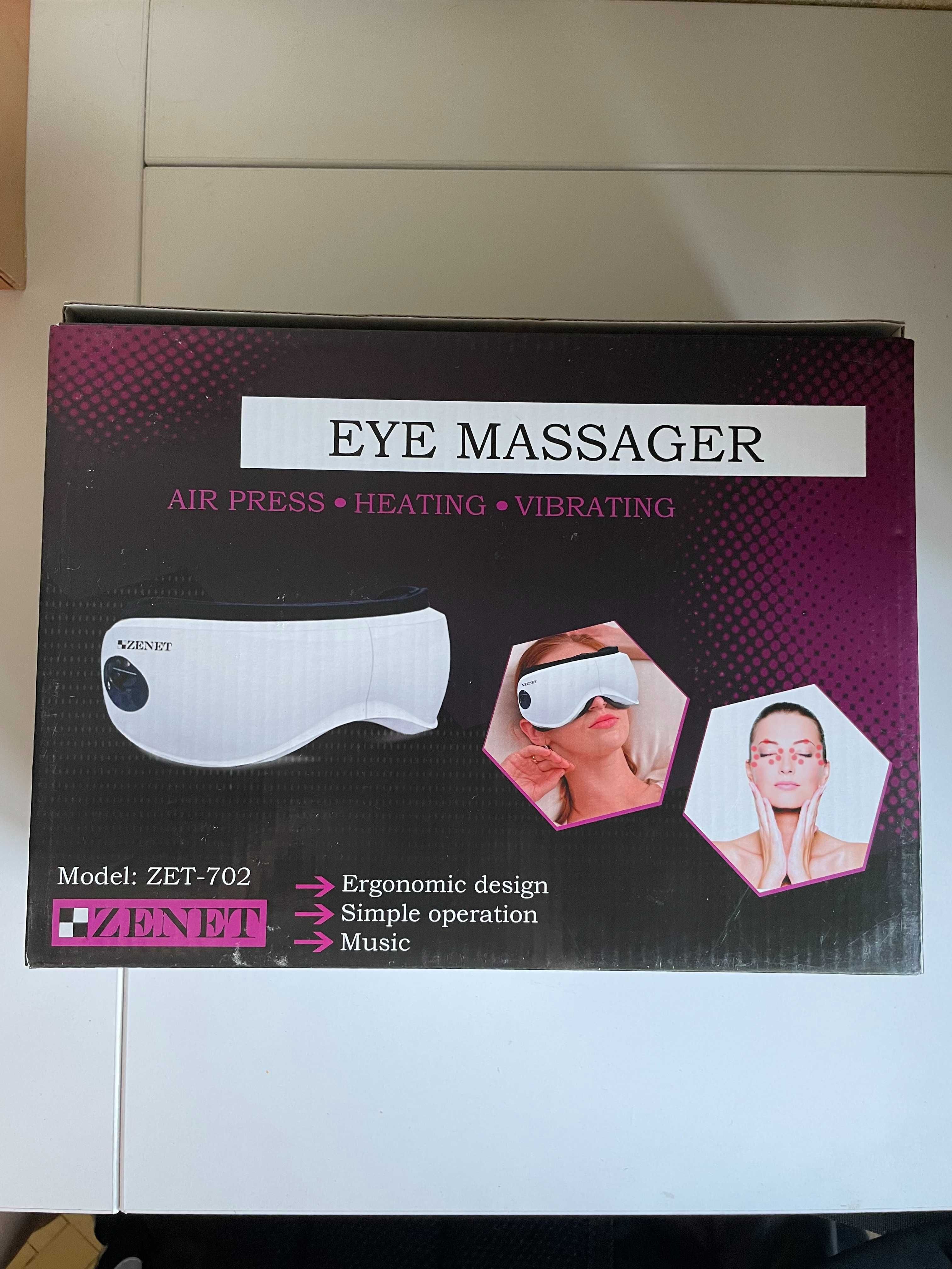 Стимулятор зору PRO масажер для очей і обличчя Zenet ZET-702