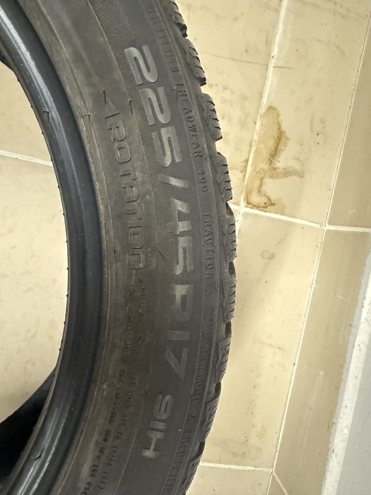 Opony zimowe NOKIAN 225/45/R17 WR D4 (2 sztuki)