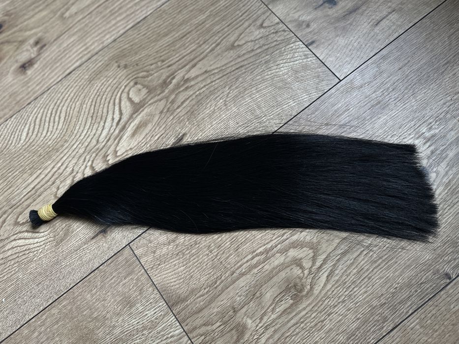 Wlosy slowianskie naturalne czarne i blond 100 gram