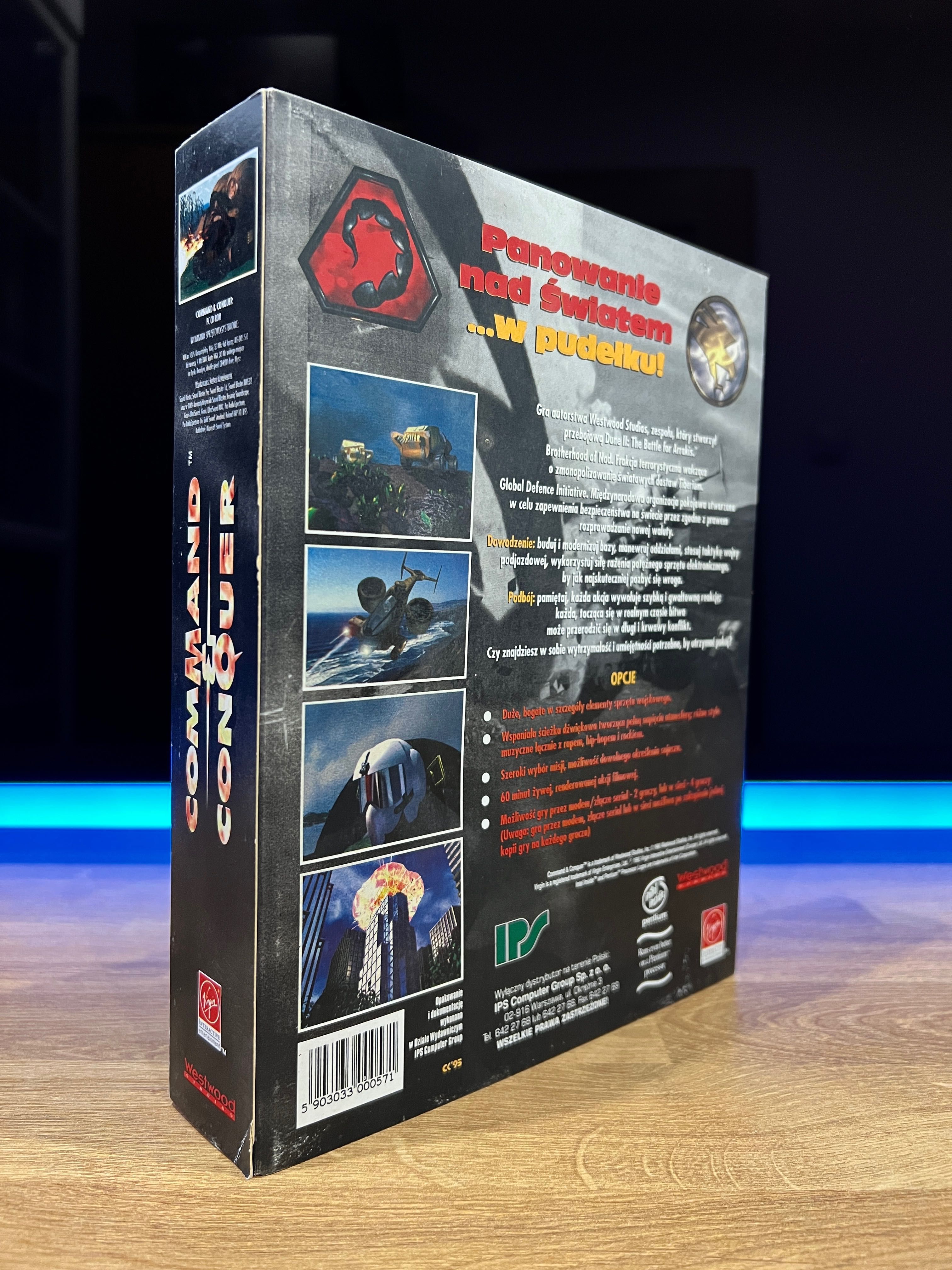 Command & Conquer 1 (PC PL 1995) BIG BOX polskie premierowe wydanie