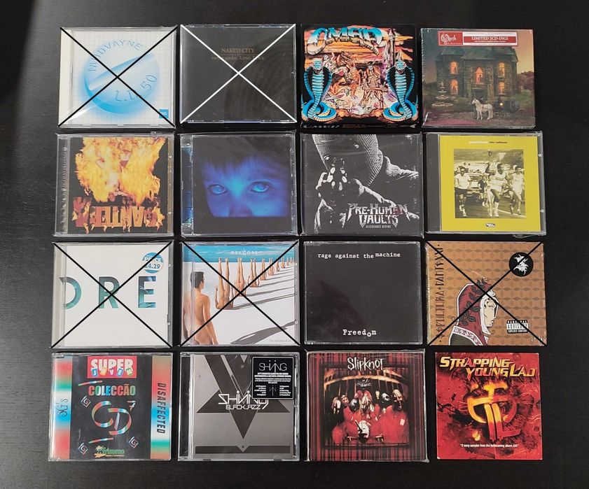Venda de CDs de Metal e não só! Muitas Raridades! Novas fotos!