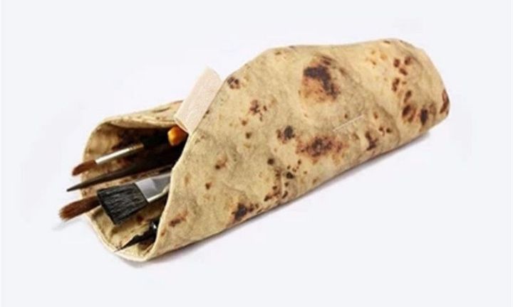 Пенал чехол для ручек, карандашей, кисточек и т.д. В виде блина,лаваша