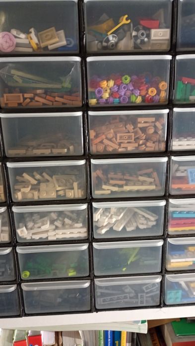 Klocki LEGO mix z szufladkami