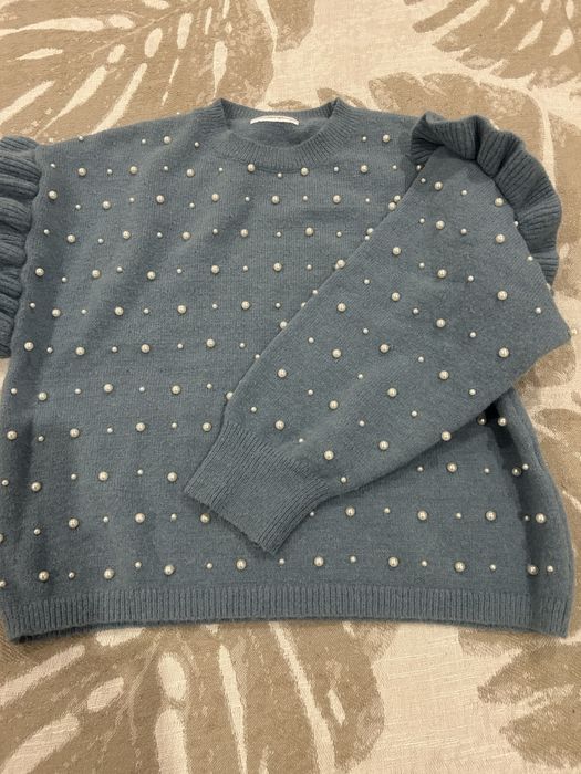 Camisola com perolas