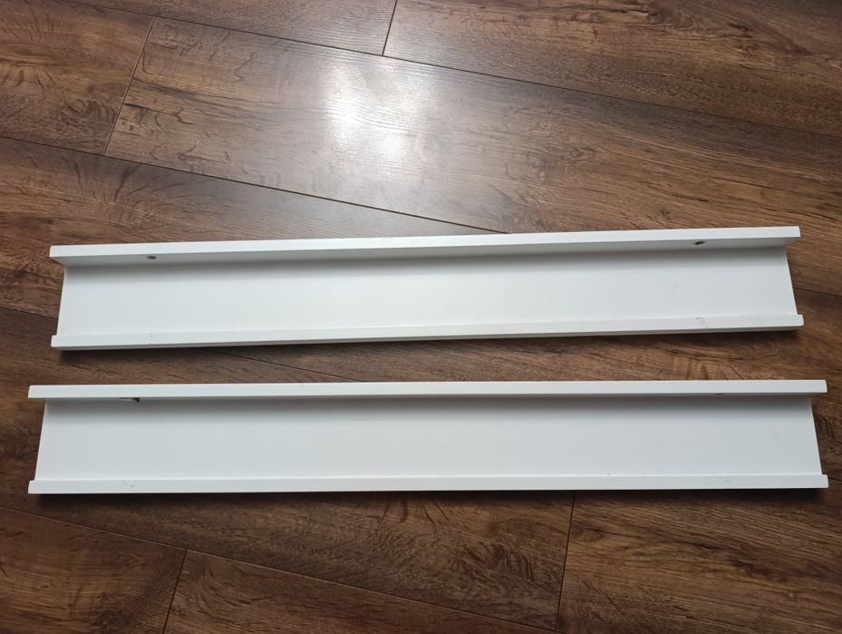Półki ścienne 77x10 białe
