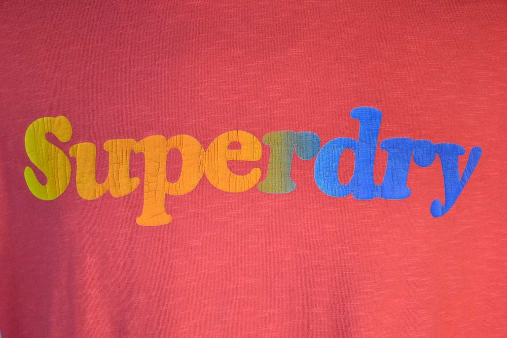 SuperDry Vintage Koszulka Męska XL Oryginalna Super Stan Tshirt