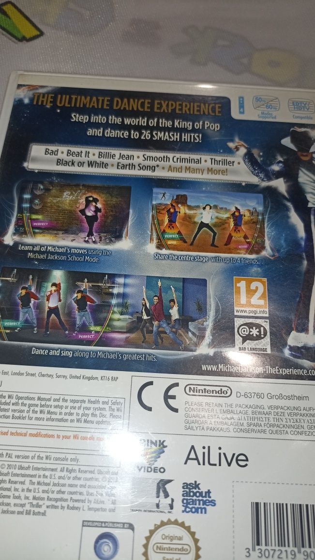 Zumba Just Dance 4 Michael Jackson Nintendo Wii