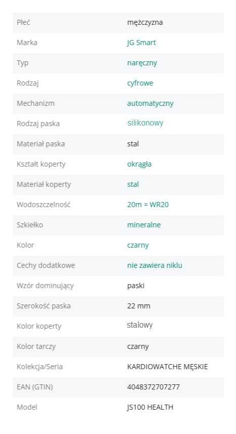 smartwatch zegarek męski mnóstwo funkcji: EKG, cukier, ciśnienie, itp.