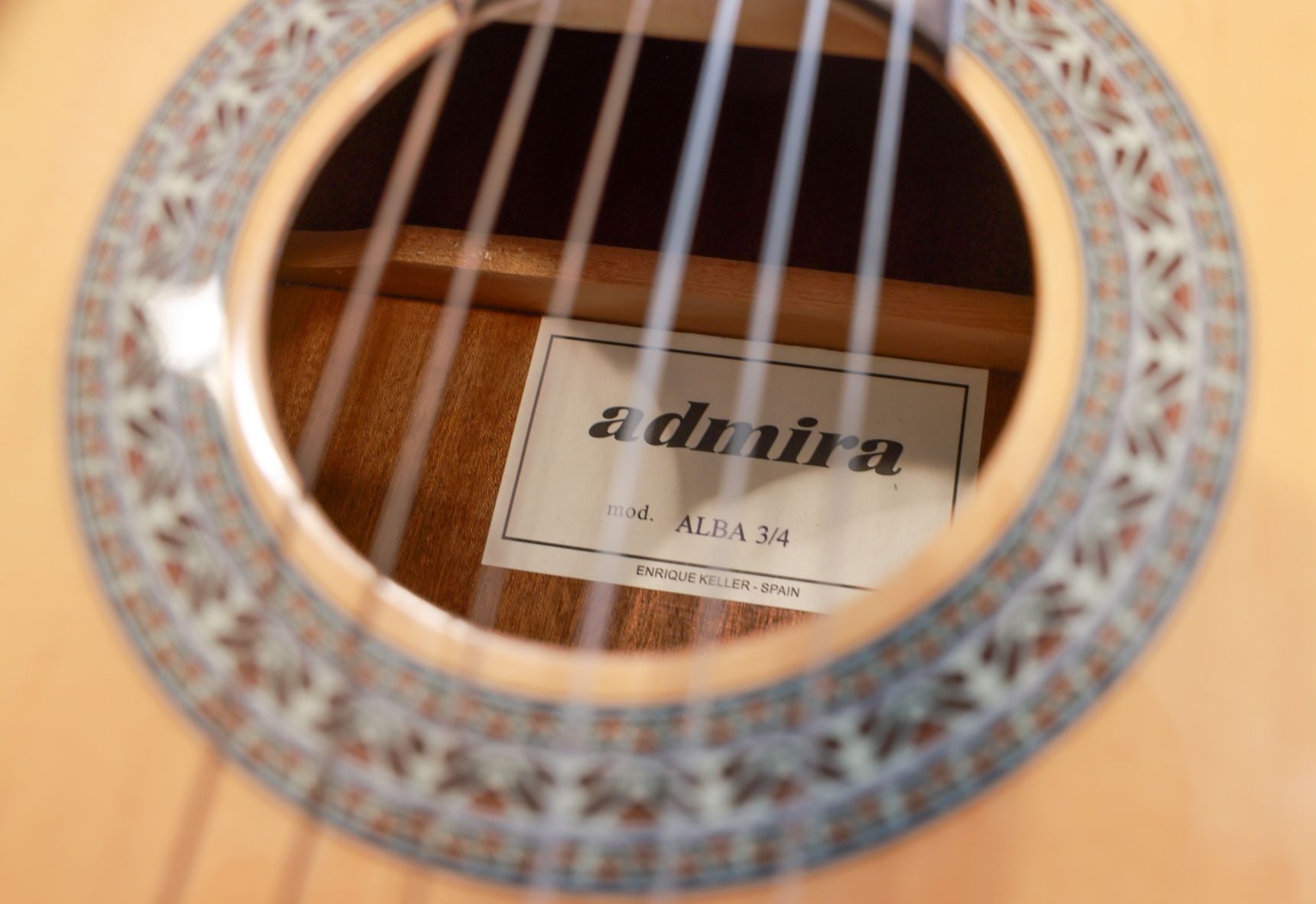 Gitara ADMIRA rozmiar 3/4 + etui