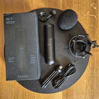 Mikrofon Novox NC-1 2022 komplet nowy statyw kosz filtr