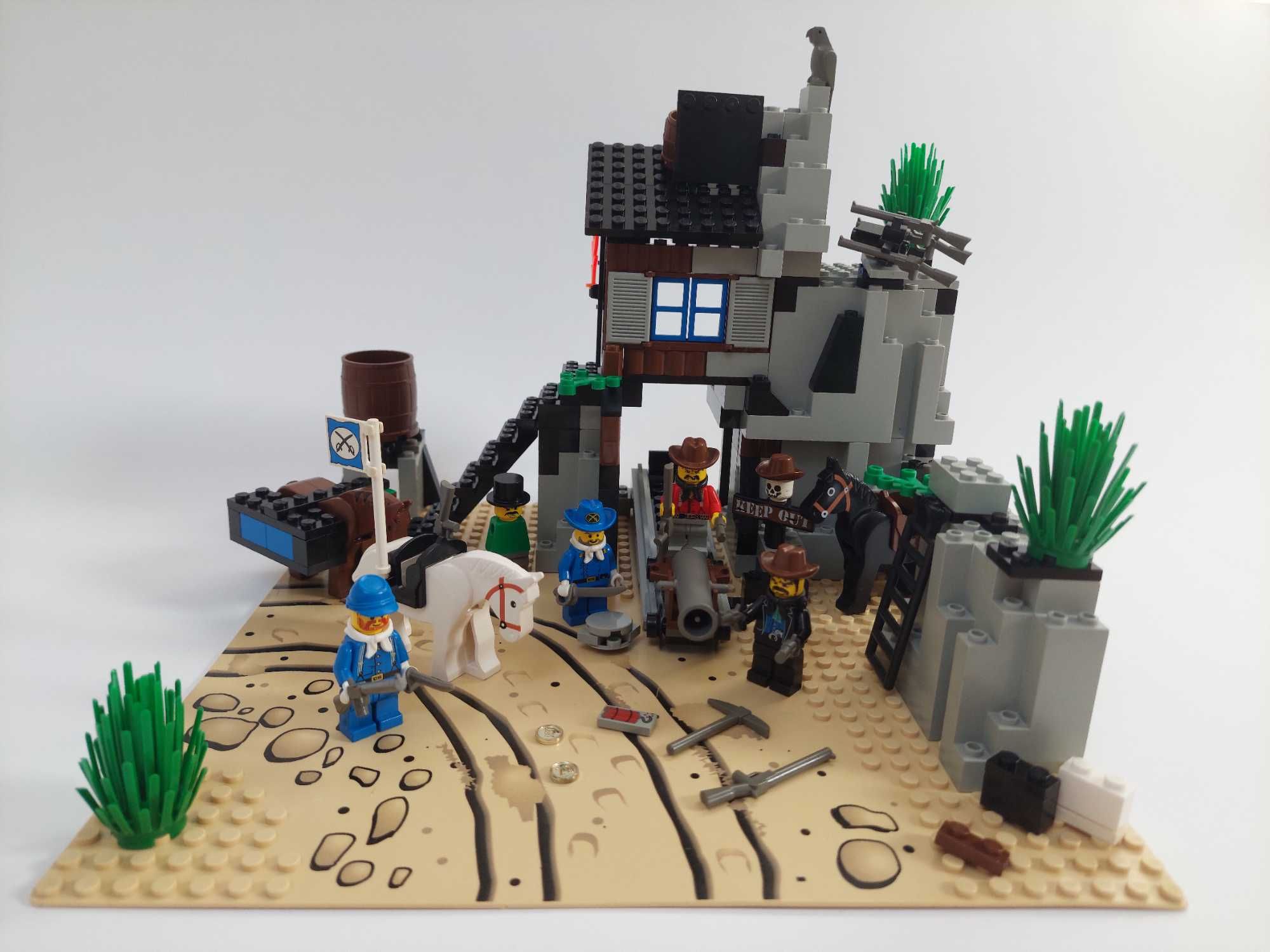 Lego Western 6761 Bandit's Secret Hide-Out 1996 - lekkie braki