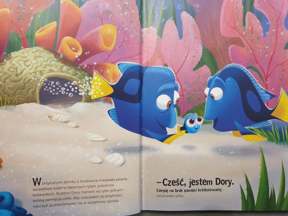 Gdzie jest Dory. Disney. Bajka w twardej okładce. Kocham ten film