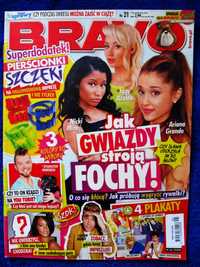 Bravo Nr 21/2014 front Ariana Grande,Nicki Minaj, komplet plakatów