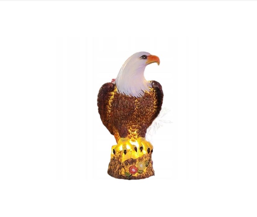 Lampa ogrodowa solarna LED orzeł wodoodporna 44cm