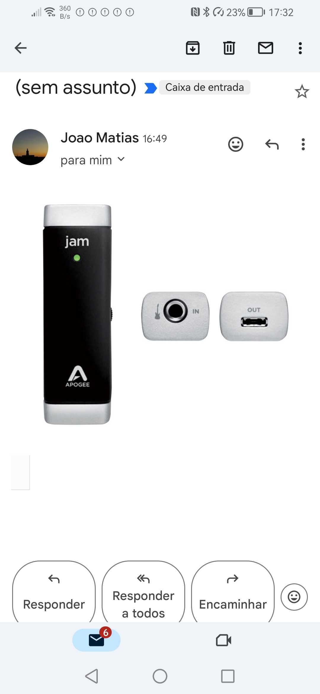 Apogee Jam interface