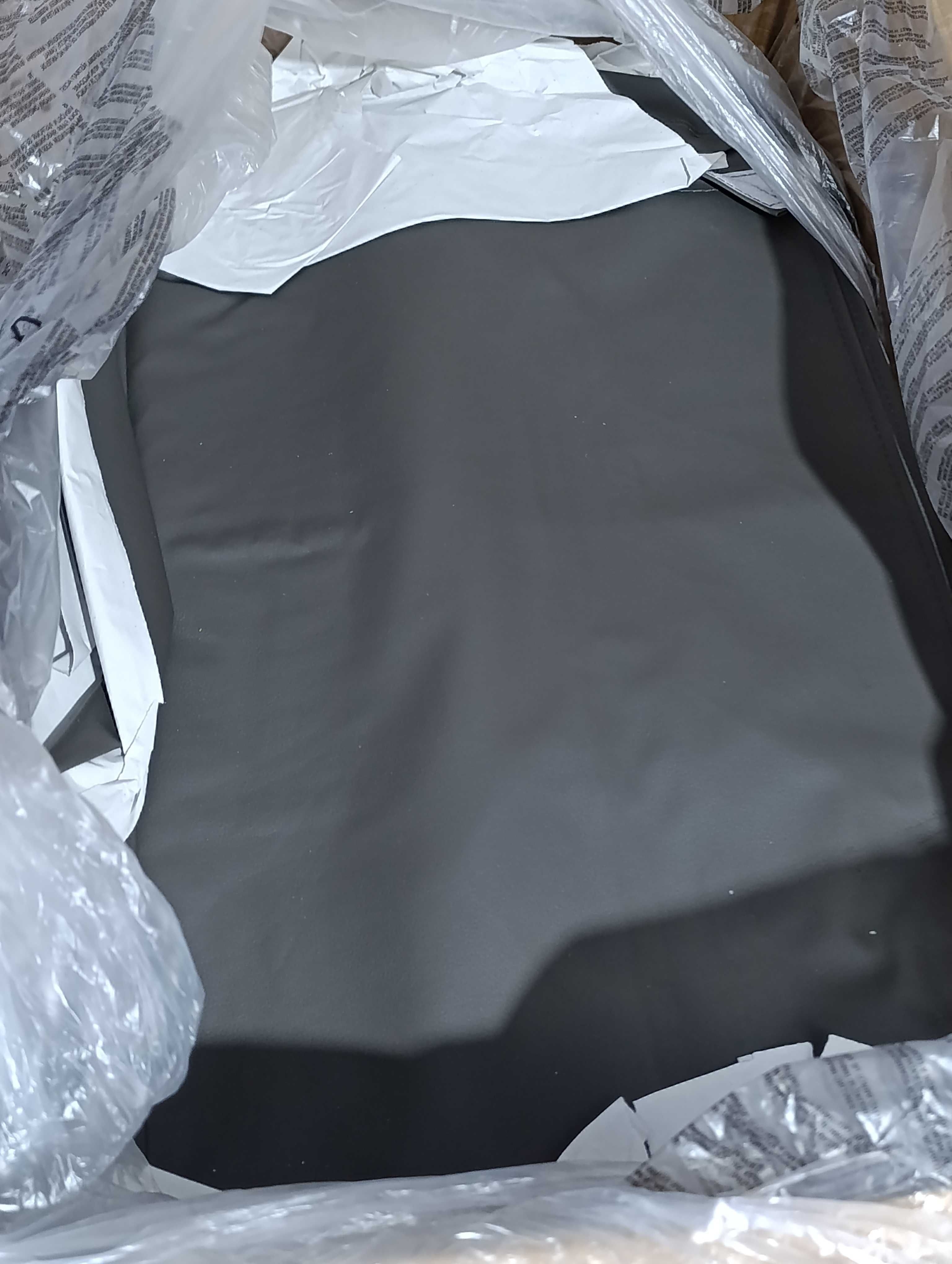 2 Osobowa Sofa kolor szary 120 cm sztuczna skóra