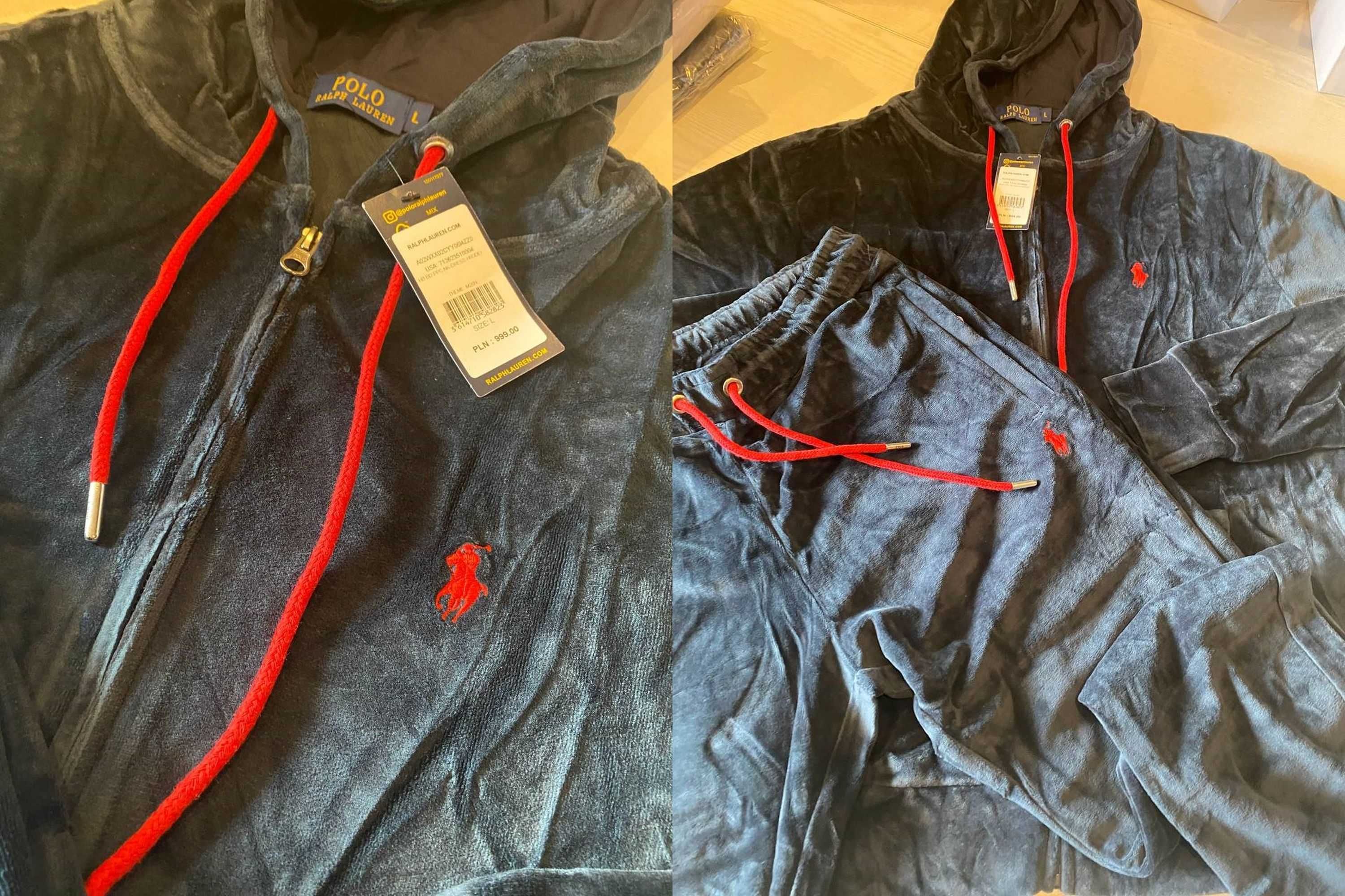 Komplety dresu męskie komplet dresu Ralph Welur Hugo Boss OUTLET