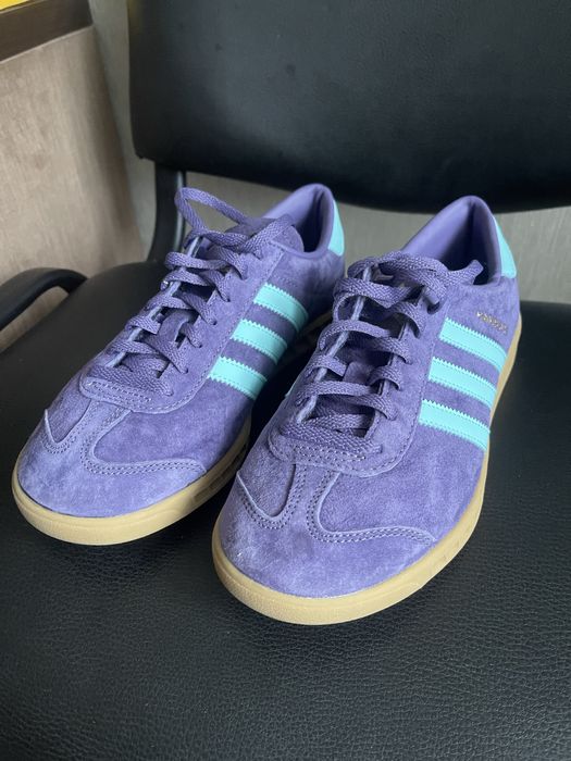 Кросівки кеди Adidas Humburg 39 39,5 25 см фіолетові