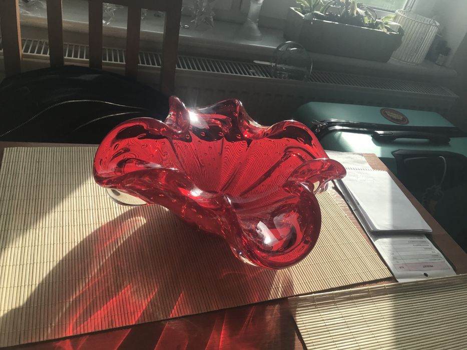 Red Murano Bubble