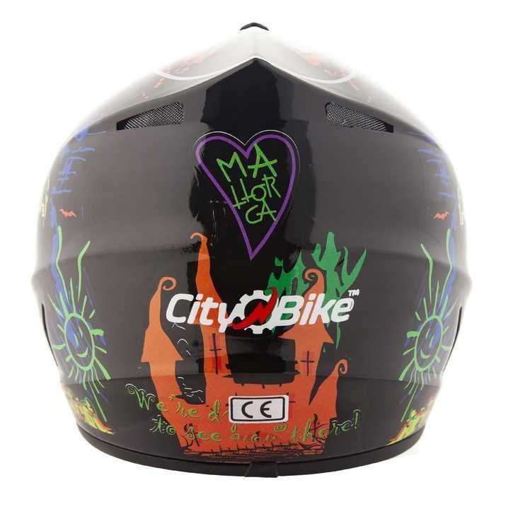 Kask Crossowy lekki Enduro QUAD ATV CROSS MTB kask na hulajnoge XS