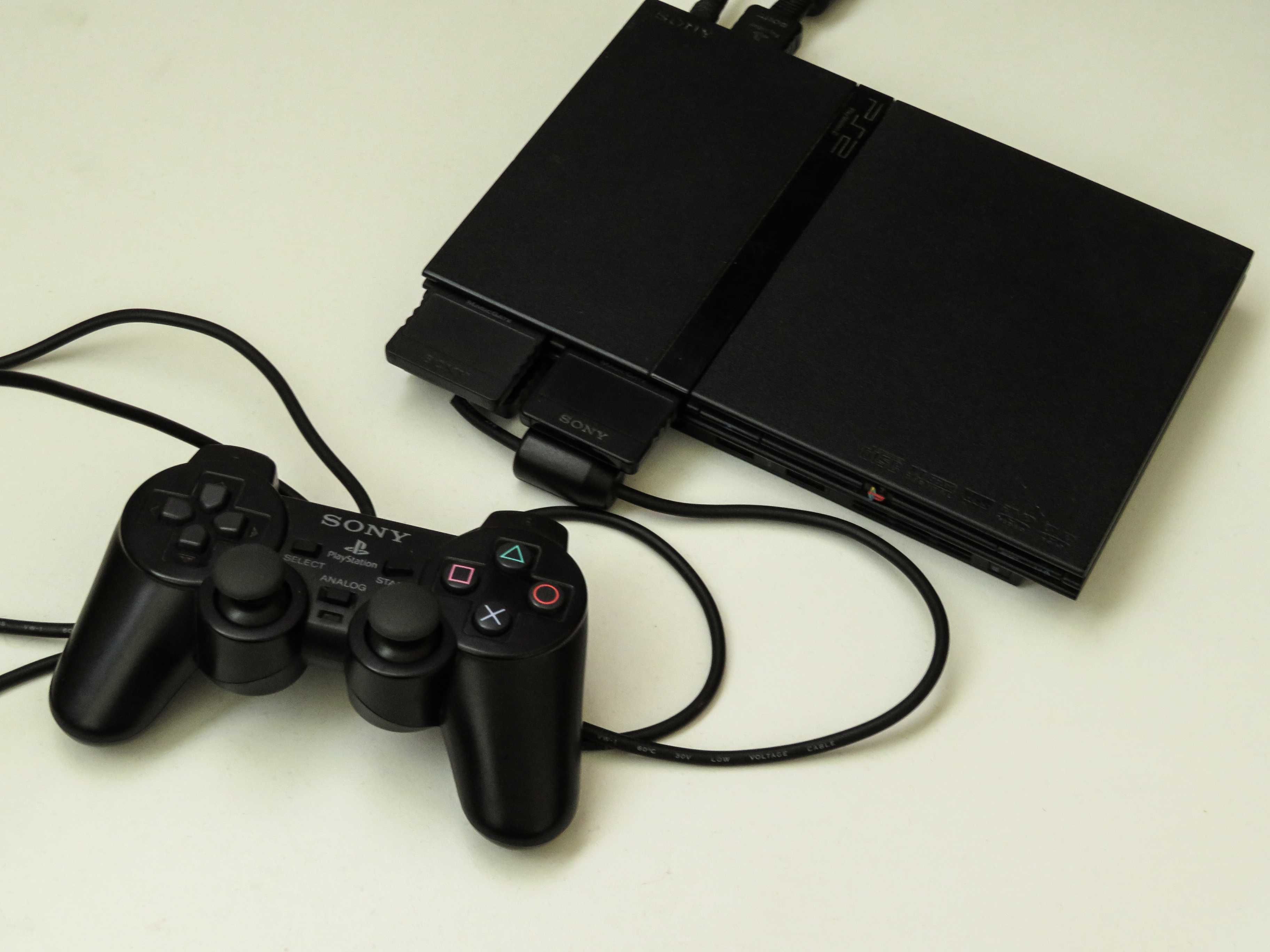 Konsola PS2 (+ pad, 2 karty pamięci) + telewizor gratis