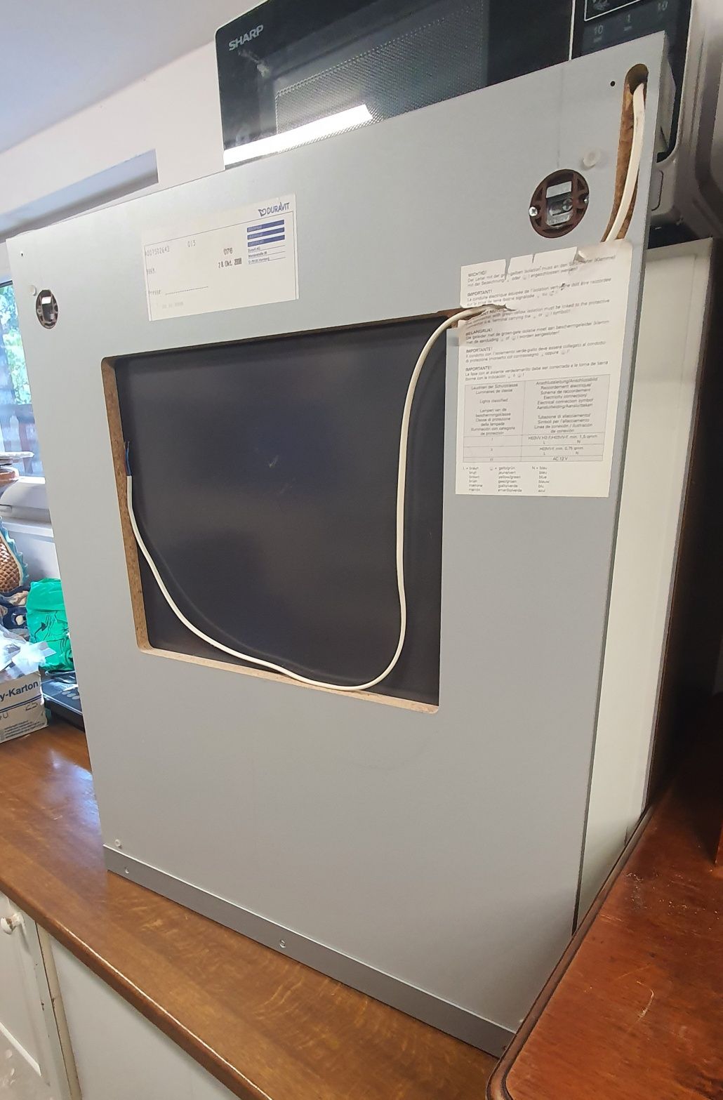 Duravit lustro z oświetleniem i półką