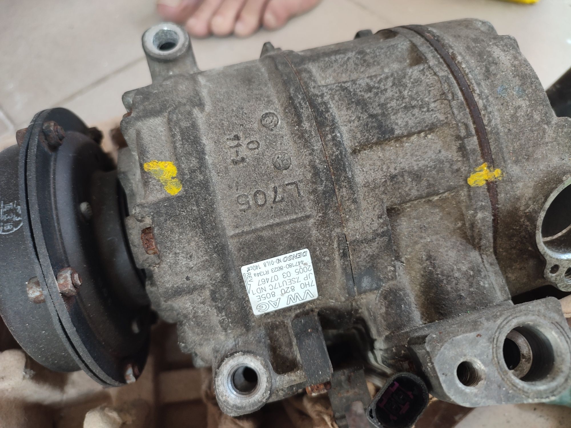 Compressor de ar condicionado Touareg 2.5