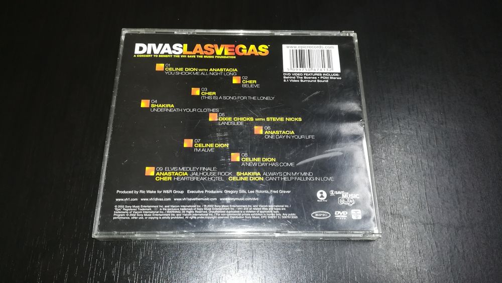 CD + DVD - Divas Las Vegas (Optimo Estado)