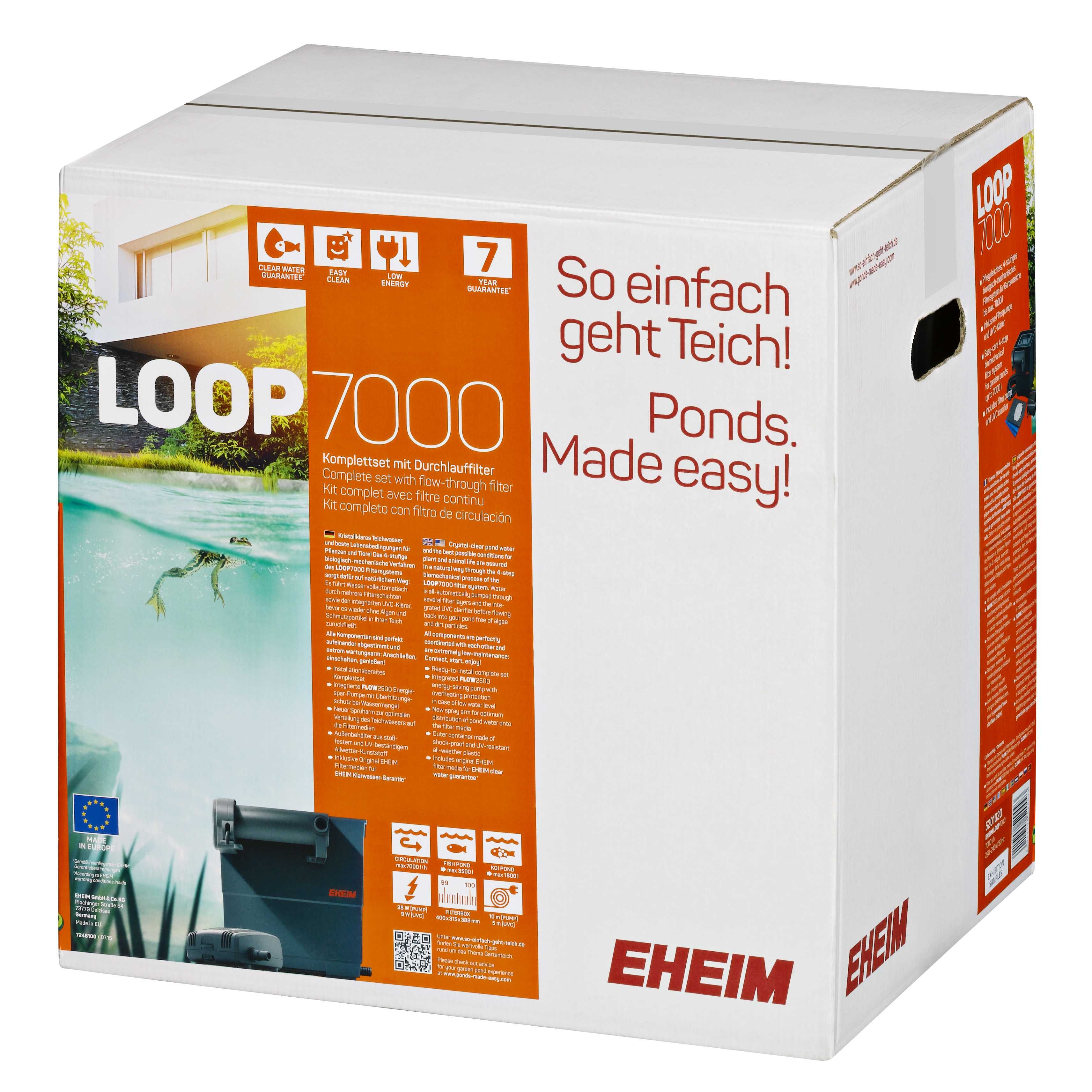 Eheim Loop 7000 - Kit completo de filtro para lago com UV integrado