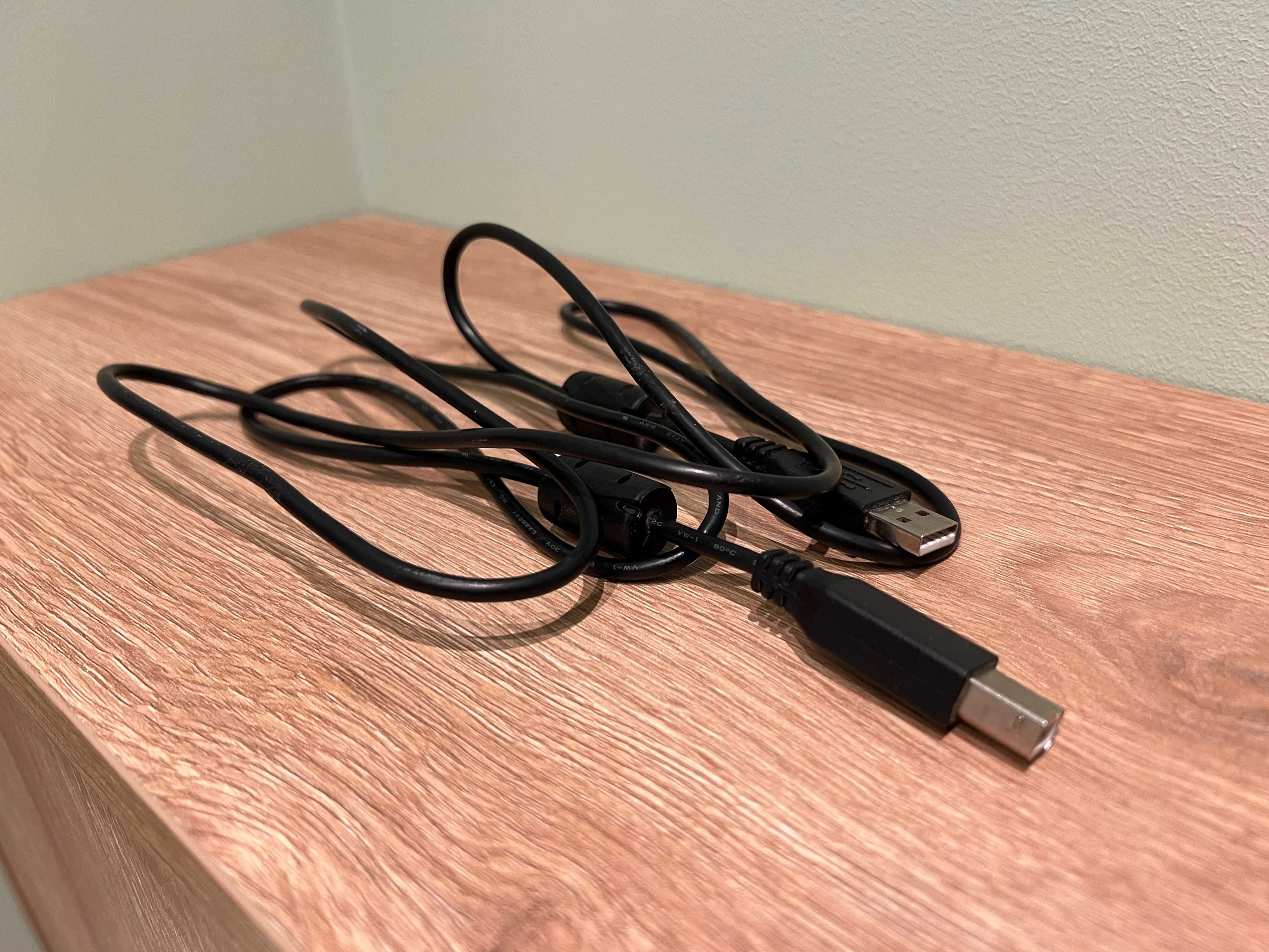 Кабель USB-Type-B Plug 2.0, длина 2.0m Black (VAS-A16-B200)