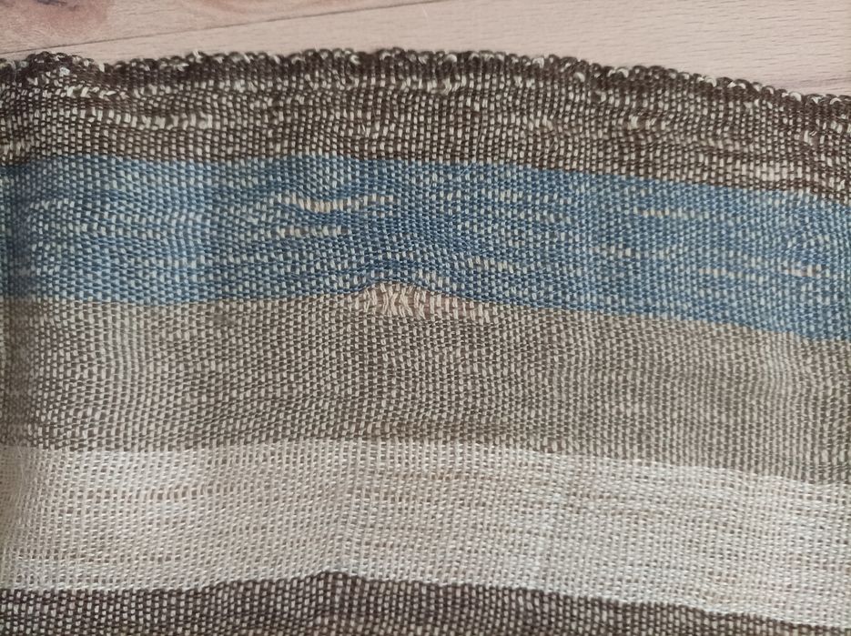 Szal w pasy wełna alpaka i jedwab Spirit of the Andes