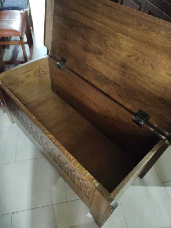 Kufer skrzynia szafka drewniana dębowa 100% lite drewno FV DOWÓZ