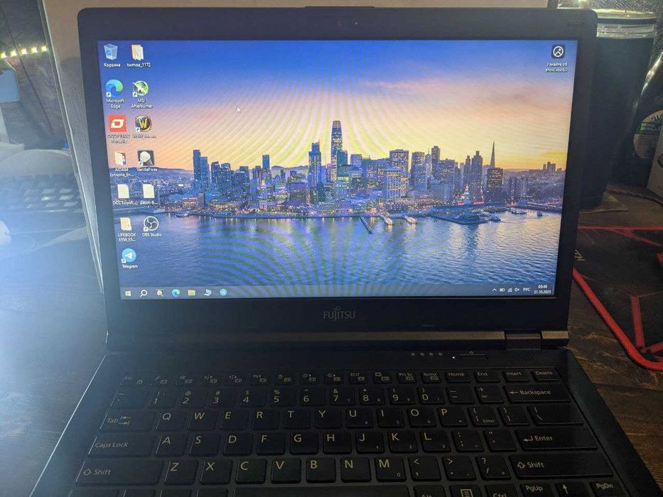 Fujitsu Lifebook E548 I5 8350U ОЗУ 16 IPS Type C