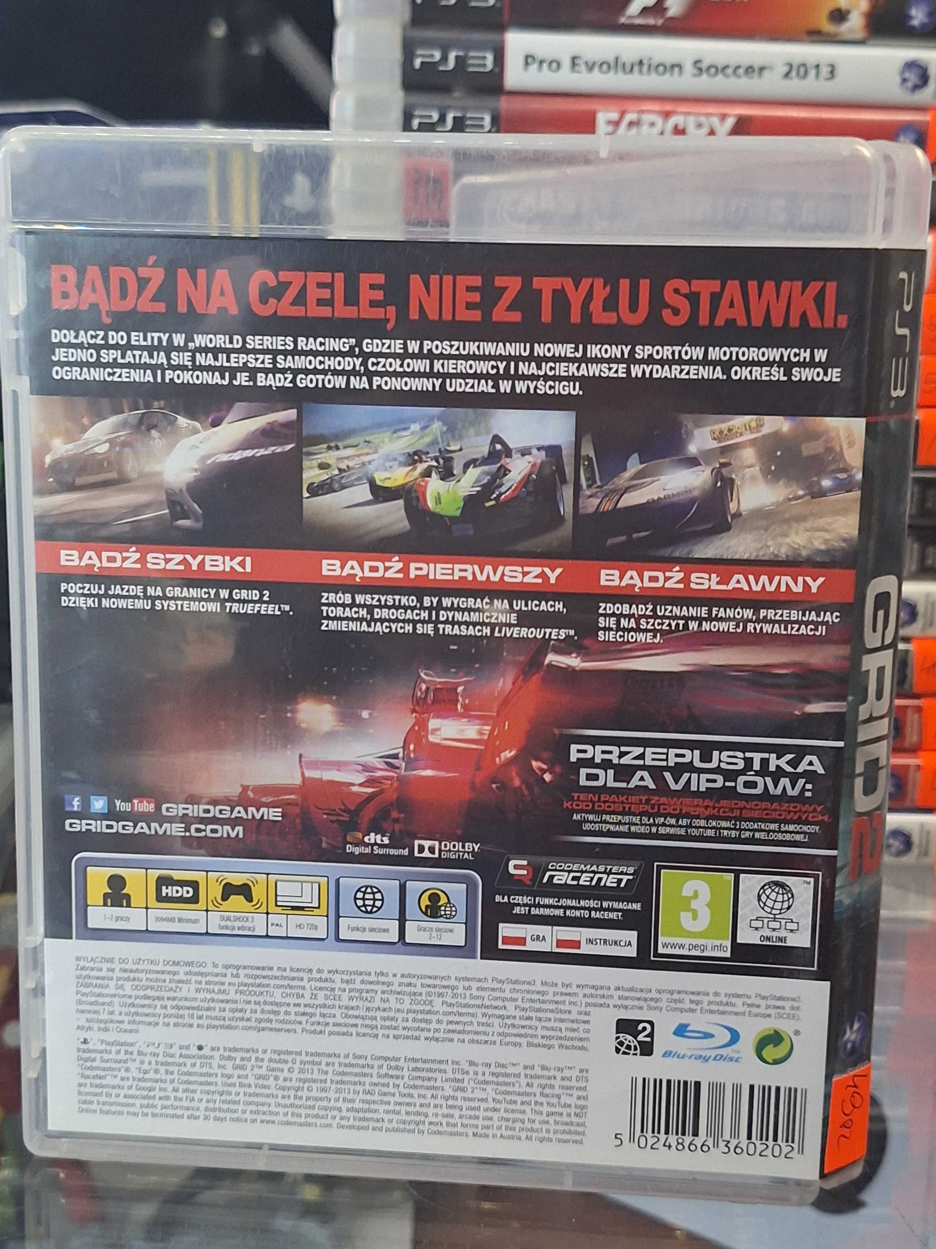 Grid 2 PS3, BDB, Sklep, Wysyłka, Wymiana Centrum Grania