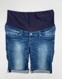 Spodenki Dzinsowe H&M Mama L 40 Shorts Jeansowe Ciążowe