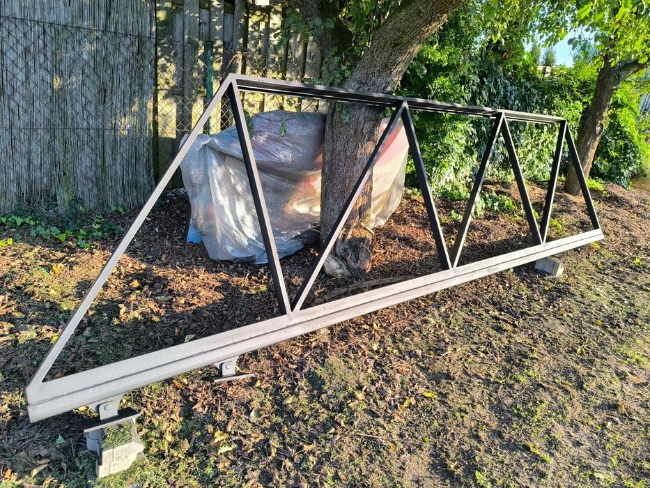 Brama przesuwna kompletna prawa