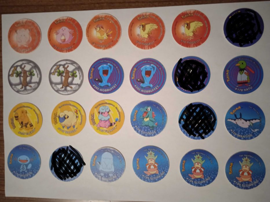Pokémon Tazos Vários 1