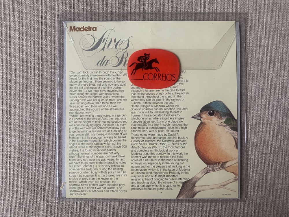 Selos Aves Região da Madeira (1987/88)