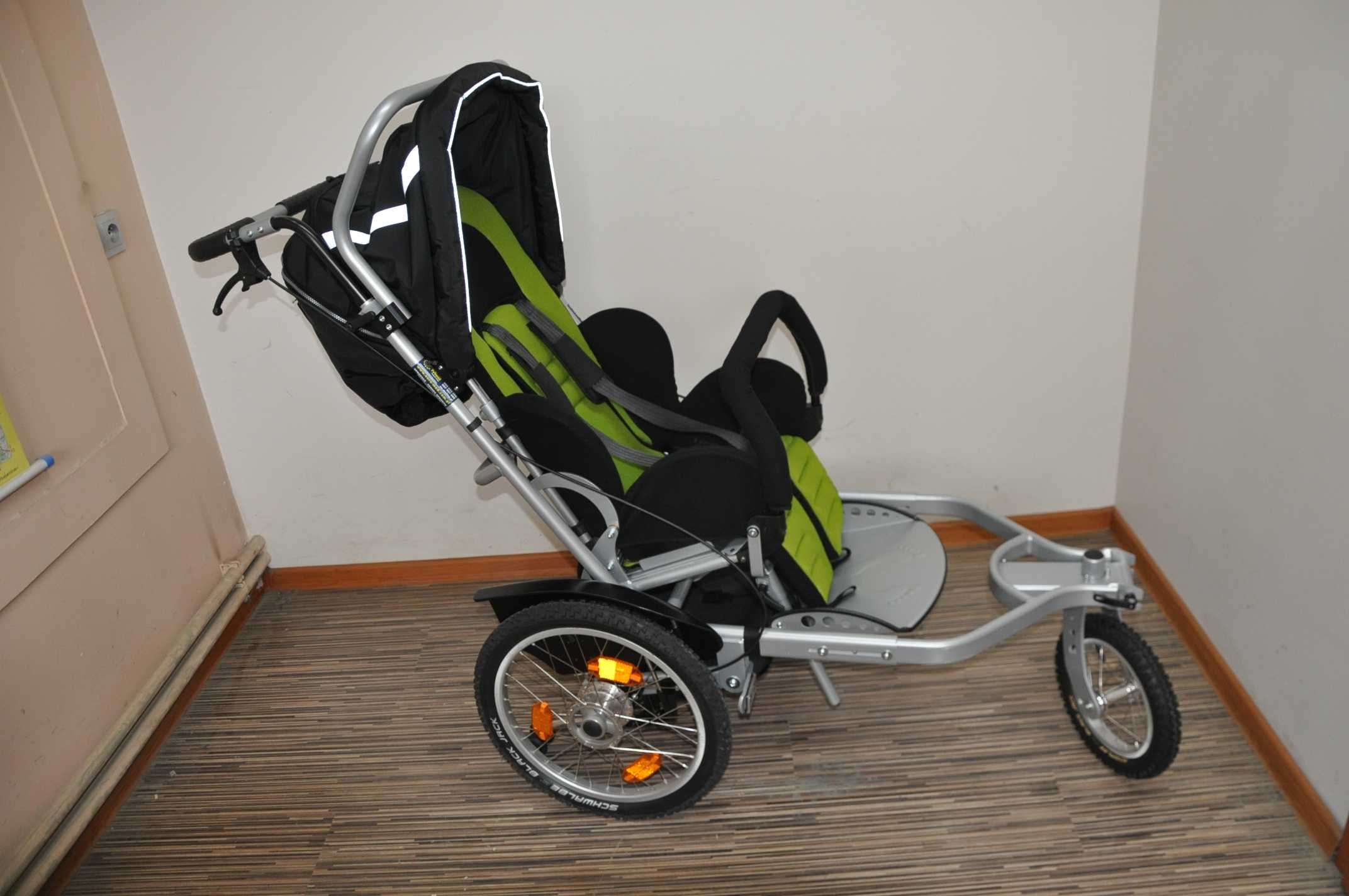 NOWY Kimba Cross wózek trzykołowy przyczepka rowerowa Ottobock FAKTURA